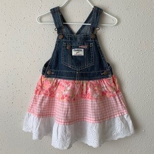 Oshkosh Overall Dress Toddler Size 3